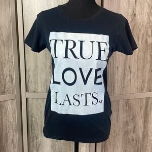 True Religion True Love Lasts crewneck T-shirt women's S